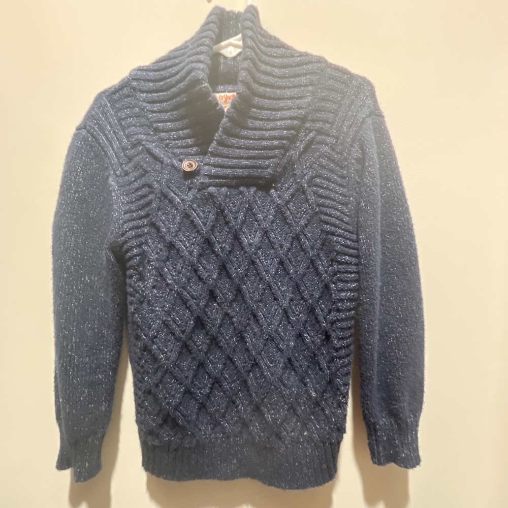 Cat & Jack 4T navy knit sweater